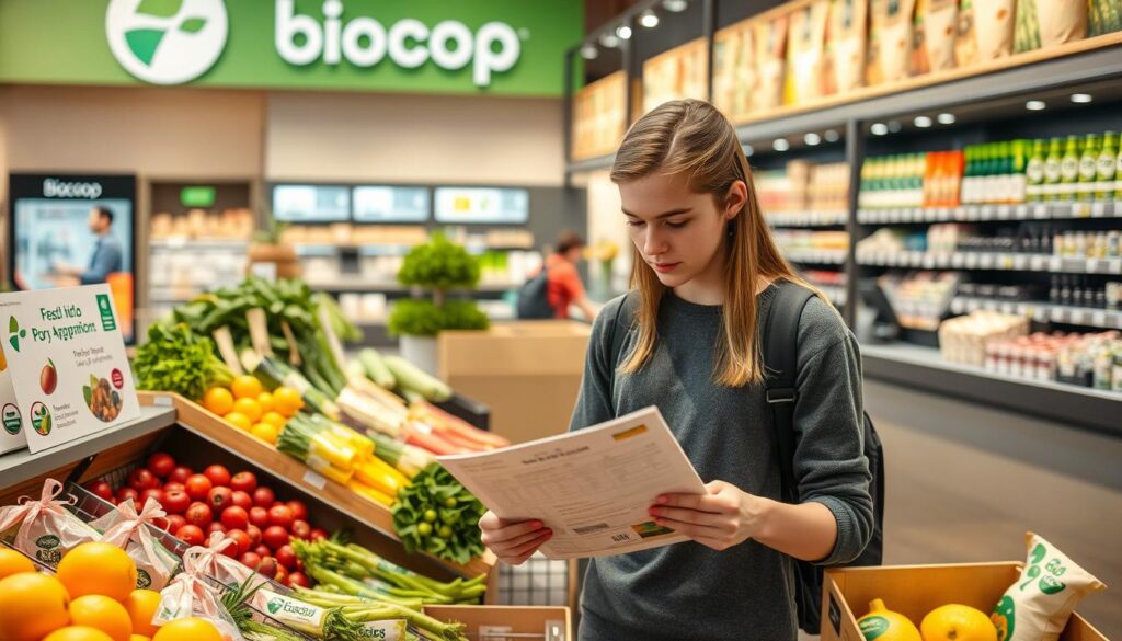 Como se candidatar ao cargo de caixa na Biocoop