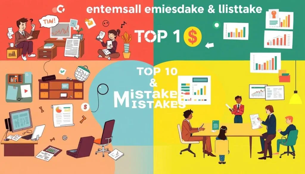 Os 10 Erros Mais Comuns de Novos Empreendedores e Como Evitá-los